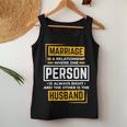 Husband Wife Marriage Is A Relationship For Women Women Tank Top Unique Gifts