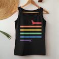 Lgbt Gay Pride Dachshund Rainbow Flag Dog S Tank Top Frauen Lustige Geschenke