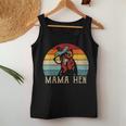 Mama Hen Vintage Retro Chicken Mom Mother Women Tank Top Unique Gifts