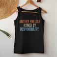Vintage Another Fine Day Ruined By Responsibility Women Tank Top Unique Gifts