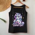 Gamer Girl Unicorn Cute Gamer Unicorn Girls Women Women Tank Top Personalized Gifts