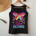 This Girl Glows Cute Girl Woman Tie Dye 80S Party Team Women Tank Top Personalized Gifts