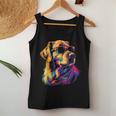 Golden Retriever Sonnenbrille Lustig Hund Mama Papa Tank Top Frauen Lustige Geschenke