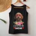 Goldendoodle Mom Mama Sunglasses Flower Dog Lover Owner Women Tank Top Funny Gifts