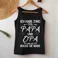 Granddaughter Grandma Weltbester Ich Habe Zwei Titel Papa Und Opa Tank Top Frauen Lustige Geschenke