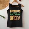 Grandma Of The Birthday Boy Lion Family Matching Women Tank Top Funny Gifts