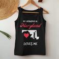 My Grandma In Maryland Loves Me Cute Grandkid Graphic Women Tank Top Unique Gifts