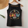 Groovy 2024 New Year's Crew Family Couple Friends Matching Women Tank Top Personalized Gifts