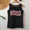 Groovy Mama Mom Life Muttertag 2024 Geburtstag Blumenfrauen Tank Top Frauen Lustige Geschenke