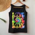 Groovy Tie Dye Love Retro 70'S Hippie Vintage 70S Costume Women Tank Top Unique Gifts