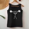 Gym Fitness Stickman Weight Lifting Squat Women Women Tank Top Unique Gifts