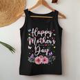 Happy Mother's Day With Floral Graphic Cute Women Tank Top Funny Gifts