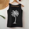 Hawaiian Beach Summer Vacation Palm Tree Women Tank Top Unique Gifts