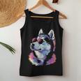 Husky Sonnenbrille Lustig Hund Mama Sibirisch Husky Papa Tank Top Frauen Lustige Geschenke