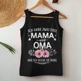 Ich Habe Zwei Titel Mama & Oma Mother's Day Fun Grandma Tank Top Frauen Lustige Geschenke