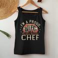 I'm A Proud Wife Of A Freaking Awesome Chef Vintage Women Tank Top Unique Gifts