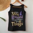 I'm A Yarn Wizard I Turn Strings Into Things Crochet Women Tank Top Unique Gifts