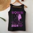 International Women's Day 2024 Floral Woman Girl Silhouette Women Tank Top Unique Gifts
