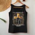 Iron Sharpens Iron Christian Scripture Crosses Lion Graphic Women Tank Top Unique Gifts