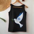 Israel Pro Support Stand Strong Peace Love Jewish Girl Women Tank Top Unique Gifts