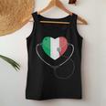 Italian Nurse Doctor National Flag Colors Of Italy Medical Women Tank Top Unique Gifts