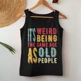 It's Weird Being The Same Age As Old People Vintage Women Tank Top Unique Gifts