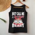 Just Call A Christmas Beast With Cute Little Owl Women Tank Top Unique Gifts