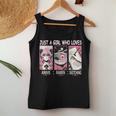 Just A Girl Who Loves Anime Ramen And Sketching Anime Women Tank Top Funny Gifts