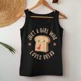 Just A Girl Who Loves Bread Sandwich Stuffing Cool Women Tank Top Unique Gifts