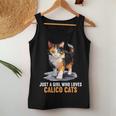 Just A Girl Who Loves Calico Cats Calico Cat Women Tank Top Unique Gifts