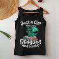 Just A Girl Who Loves Dragons And Books Reading Dragon Women Tank Top Unique Gifts