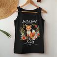 Just A Girl Who Loves Foxes For Girls Who Love Animals Women Tank Top Unique Gifts