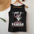 Just A Girl Who Loves Pandas Panda Bear Women Tank Top Unique Gifts
