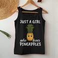 Just A Girl Who Loves Pineapples Clothes Pineapple Women Tank Top Personalized Gifts