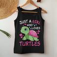 Just A Girl Who Loves Turtles Ocean Animal Cute Sea Turtle Women Tank Top Personalized Gifts