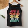 Just A Proud Dad That Raised A Badass Children Fathers Day Women Tank Top Unique Gifts
