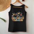 Kindergarten Teacher Appreciation Teaching Wildflowers Women Tank Top Funny Gifts