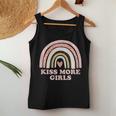Kiss More Girls Lesbian Bisexual Lgbtq Pride Month 2021 Women Tank Top Unique Gifts
