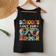 Last Day Of School Groovy School's Out For Summer Teacher Women Tank Top Personalized Gifts