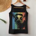 Lemur Porträtintage Stil Mama Papa Tank Top Frauen Lustige Geschenke