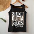 Leopard Straight Outta Patience Momlife Mom Mother Women Tank Top Unique Gifts