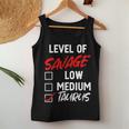 Level Of Savage Taurus Zodiac Queen King Girl Women Tank Top Unique Gifts