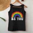 Lgbtq Be You Gay Pride Lgbt Ally Rainbow Flag Transgender Women Tank Top Unique Gifts