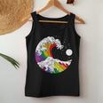 Lgbtq Pride Rainbow Flag Queer Gay Japanese Great Wave Women Tank Top Unique Gifts