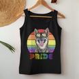 Lgbtq Swedish Vallhund Dog Rainbow Love Gay Pride Women Tank Top Unique Gifts
