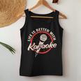 Life Is Better With Karaoke Girl Music Maker Vintage Singer Women Tank Top Unique Gifts