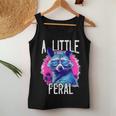 A Little Feral Raccoon Animal Raccoon Trash Panda Women Tank Top Unique Gifts