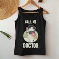 Llámame Doctor Phd Llama Llama Graduación Doctor Camiseta sin mangas para mujer Regalos divertidos