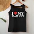 I Love My Crazy Wife I Heart My Crazy Wife Women Tank Top Personalized Gifts