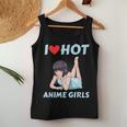 I Love Hot Anime Girls Anime Girlfriend Manga Otaku Women Tank Top Personalized Gifts